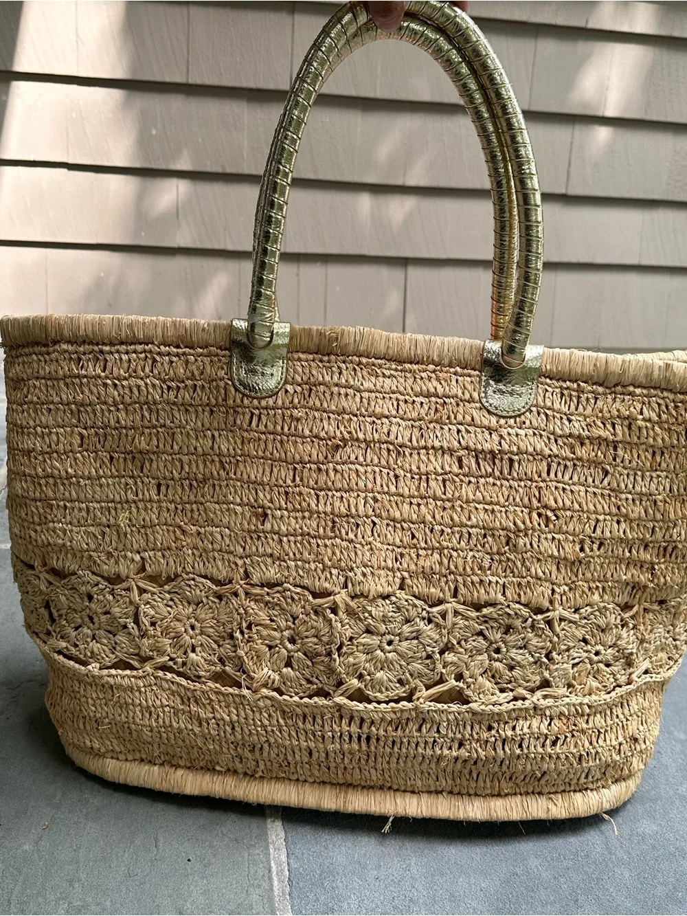 Lilly Pulitzer Riviera Straw Tote with Neon Tassel Charms